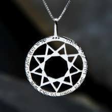 Enneagram Anhänger – Silber