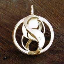 Entangled Pendant Gold