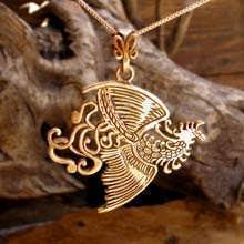 The Fire Element Pendant Gold