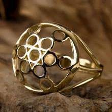 Fruit of Life Ring Gold