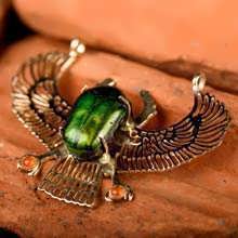 authentique scarabée égyptien or