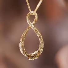 Infinity Dragon Pendant Gold