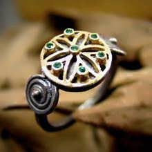 Ka Ring Gold And Silver With Gemstones