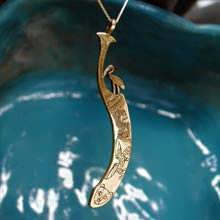 Egyptian Knife Talisman Gold