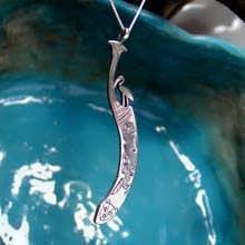 Egyptian Knife Talisman Silver