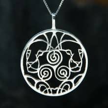 Lioness Motherhood Pendant Silver