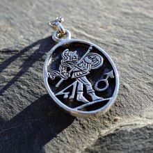 Mars in Capricorn Talisman Silver