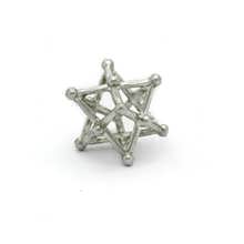 Merkaba 14 pointes argent moyen