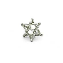 Merkaba 14 puntos plata pequeño