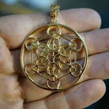 Cubo di Metatron 24K oro