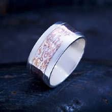 Anello di matrimonio Mokume - argento (Sold Out)