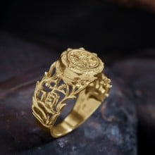 Musashi Samurai Void Ring Gold