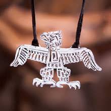 Native American Thunderbird Pendant Silver