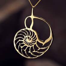 Ciondolo Nautilis jewelry - oro