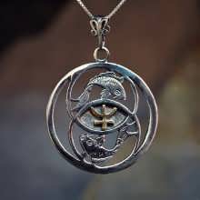 Neptune in Pisces Talisman Silver and Gold (*Sold Out!*)