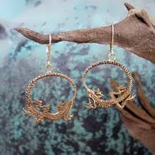 Ouroboros Earrings Gold