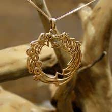 Ouroboros Pendant Gold