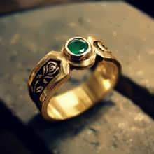 טבעת הפילוסוף זהב