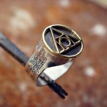 Philosophers Stone Ring Silver and Gold