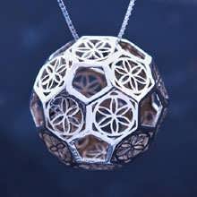 Sphere of Consciousness Silver Pendant