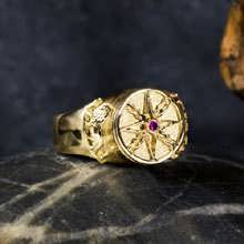 Sonne im Löwen Talisman Ring Gold 14K (*Limited Edition*)