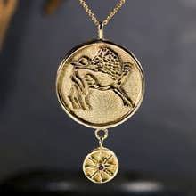 Pendentif Talisman Soleil en Lion en Or 14K (*Limited Edition*)