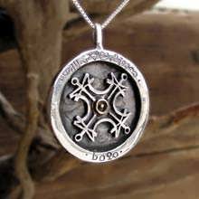 Sun Talisman - Silver with Gold