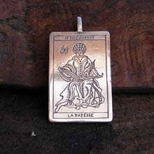 Colgante de plata Tarot Sumo Sacerdote