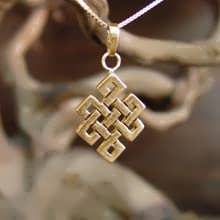 Tibetan knot Pendant Gold