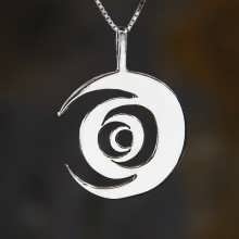 Pendentif Tombola argent