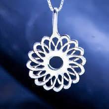 Tube Torus pendentif argent