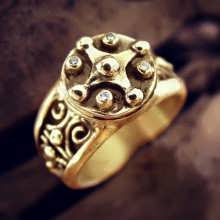 Mayan Venus Jupiter Ring Gold (*Limited Edition*)