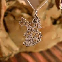 The Song of the Woods pendant silver