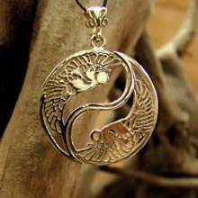 The Yin Yang Gold  Pendant