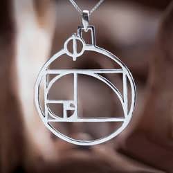 The Phi pendant. Golden Mean in it's purest form