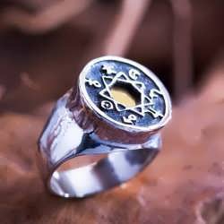 The Chaldean Order/ Seven metals Astrology Ring.