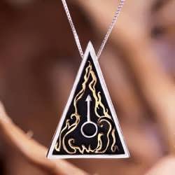 Mars Talisman silver and gold