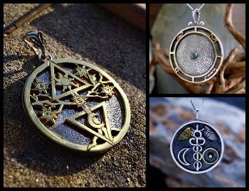 New Alchemical Cosmic Tree Pendant