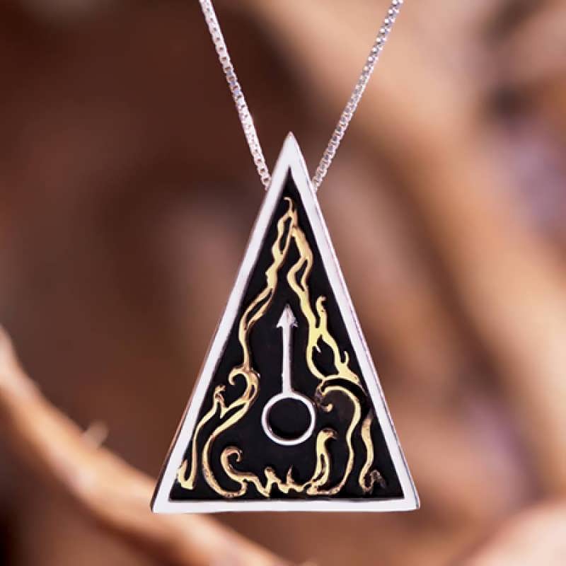 Mars Talisman silver and gold