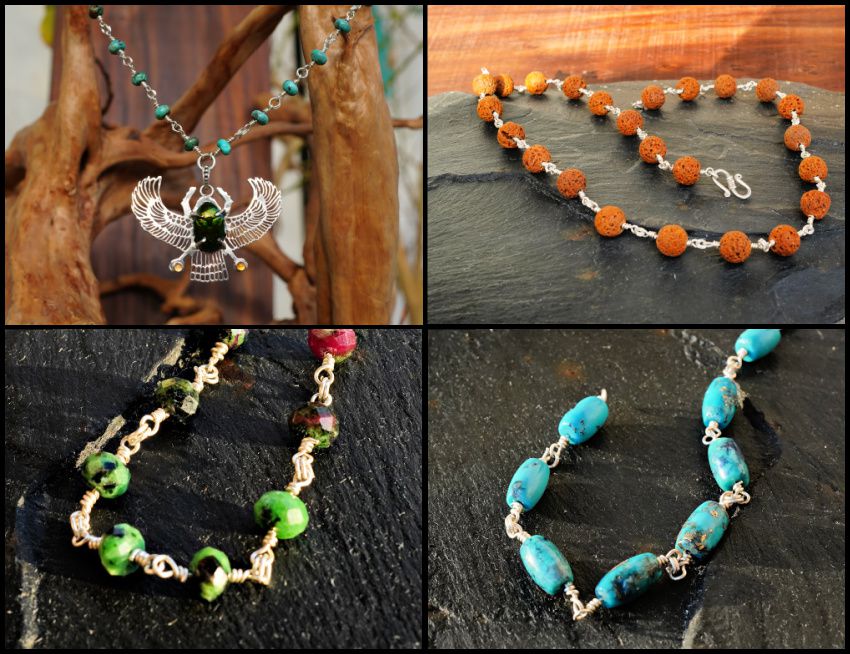 New Royal Hanwoven Beads Necklace