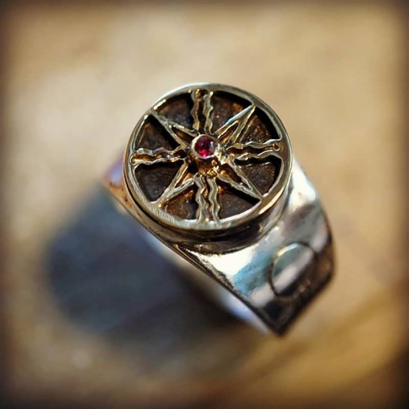 Another finished Solar Power talismanic Ring from the limited edition on it's way to Australia