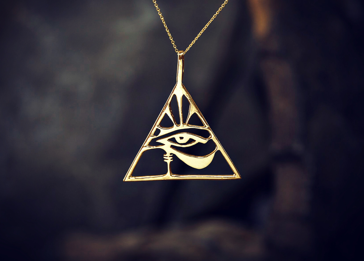 Eye of Horus
                    Gold Pendant