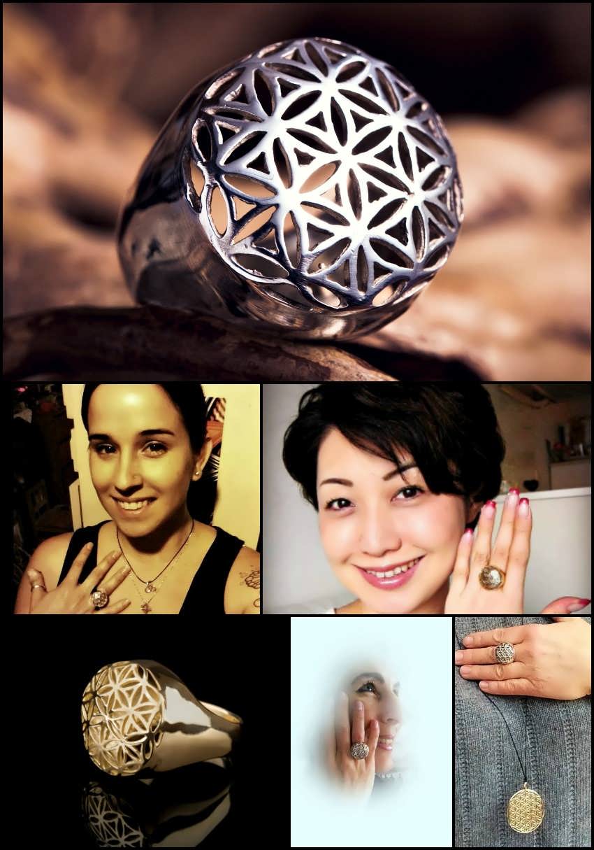 Flower of Life Rings