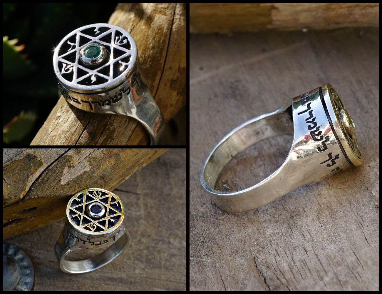 New Guardian Angel Five
                                Metals Ring