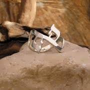 טבעת סמל האהבה כסף