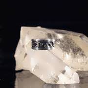 Кольцо «Diligo Ergo Sum», серебро, широкое