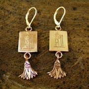 Aquarius Earrings Gold