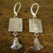 Gemini Earrings Silver