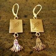 Scorpio Earrings Gold