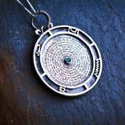 Emerald Tablet Mercury Pendant Silver (*Limited Edition*)